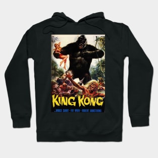 Classic Kaiju Movie Poster - King Kong Hoodie